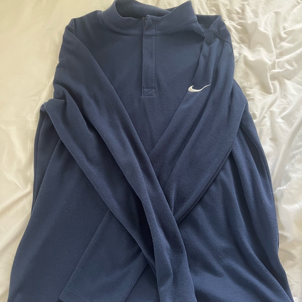 Nike Men's Deep Blue Turtleneck Sweater